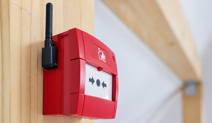 Cellular fire alarm call point