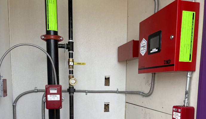 Commercial fire alarm system
