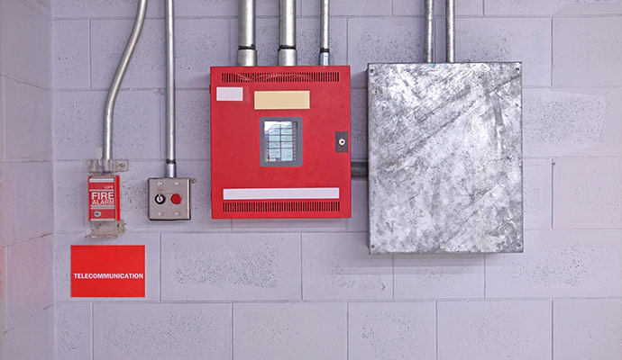 Conventional fire alarm panel